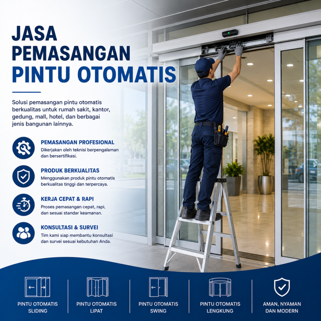 Jasa Pemasangan Pintu Otomatis
